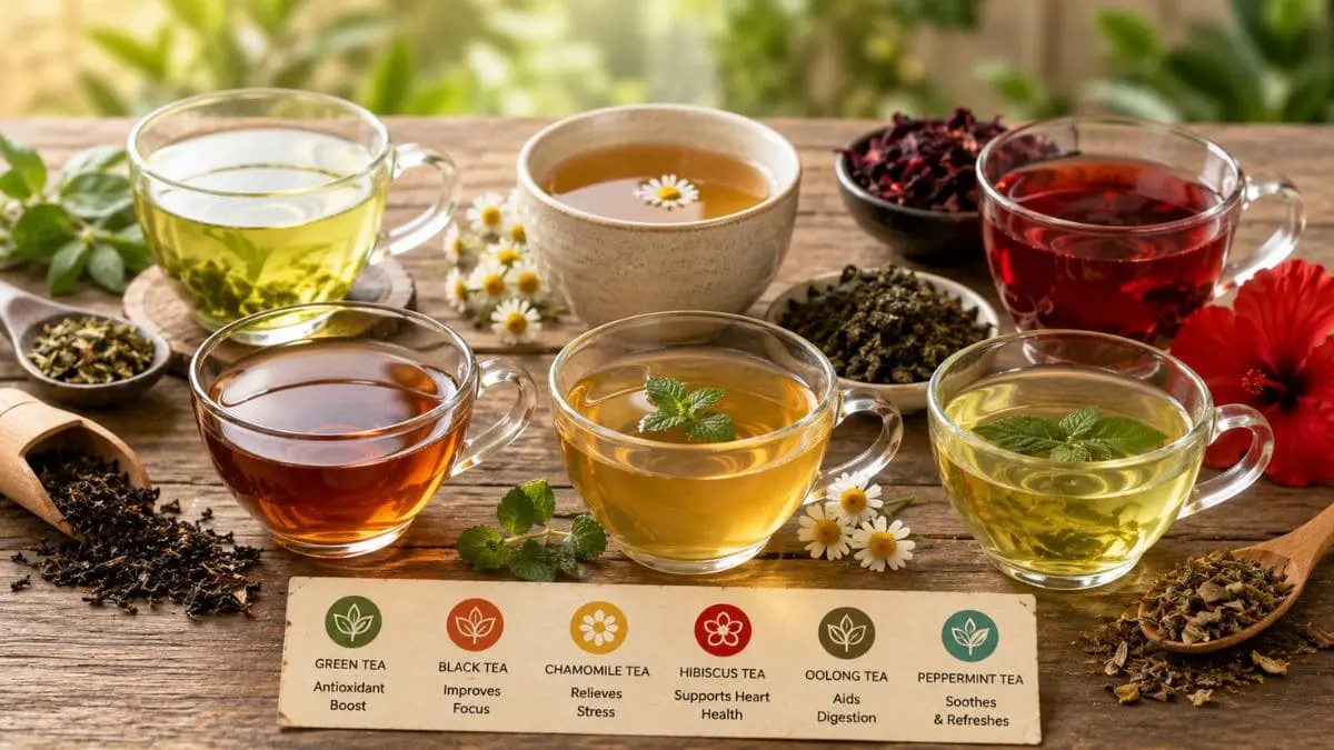 The Wellness in Your Cup: Different Teas and Their Benefits